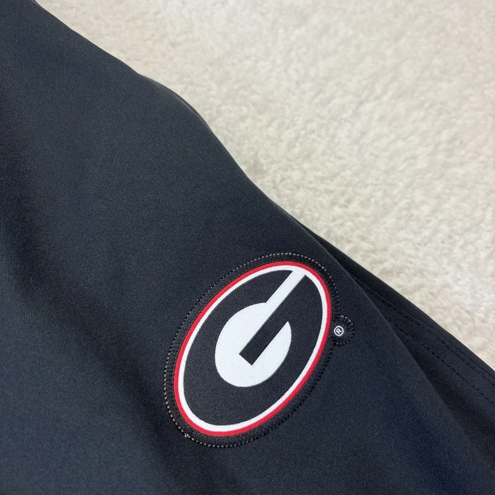 GEORGIA BULLDOGS x NIKE Dri-Fit Track Pants Mens Medium Straight Leg Zip‎ Ankle